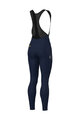 ALÉ Lange Fahrradhose mit Trägern - PRAGMA WINTER - Blau
