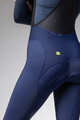 ALÉ Lange Fahrradhose mit Trägern - PRAGMA WINTER - Blau