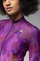 ALÉ Langarm Fahrradtrikot für den Winter - PR-E JARDIN - Lila/mehrfarbig