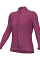 ALÉ Langarm Fahrradtrikot für den Winter - PR-E FOLLOW ME 2.0 LADY - Rosa