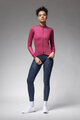 ALÉ Langarm Fahrradtrikot für den Winter - PR-E FOLLOW ME 2.0 LADY - Rosa