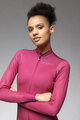ALÉ Langarm Fahrradtrikot für den Winter - PR-E FOLLOW ME 2.0 LADY - Rosa