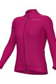 ALÉ Langarm Fahrradtrikot für den Winter - PR-E FOLLOW ME 2.0 LADY - Rosa
