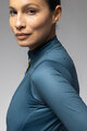 ALÉ Langarm Fahrradtrikot für den Winter - PR-E FOLLOW ME 2.0 LADY - Blau