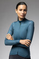 ALÉ Langarm Fahrradtrikot für den Winter - PR-E FOLLOW ME 2.0 LADY - Blau