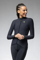 ALÉ Langarm Fahrradtrikot für den Winter - R-EV1 WARM RACE 2.0 LADY - Schwarz