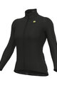 ALÉ Langarm Fahrradtrikot für den Winter - R-EV1 WARM RACE 2.0 LADY - Schwarz