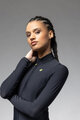 ALÉ Langarm Fahrradtrikot für den Winter - R-EV1 WARM RACE 2.0 LADY - Schwarz