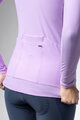 ALÉ Langarm Fahrradtrikot für den Winter - R-EV1 WARM RACE 2.0 LADY - Lila
