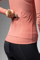 ALÉ Langarm Fahrradtrikot für den Winter - R-EV1 WARM RACE 2.0 LADY - Rosa