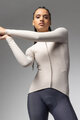 ALÉ Langarm Fahrradtrikot für den Winter - R-EV1 WARM RACE 2.0 LADY - Elfenbein