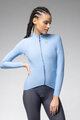 ALÉ Langarm Fahrradtrikot für den Winter - R-EV1 WARM RACE 2.0 LADY - Hellblau