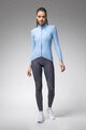 ALÉ Langarm Fahrradtrikot für den Winter - R-EV1 WARM RACE 2.0 LADY - Hellblau