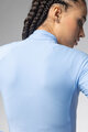 ALÉ Langarm Fahrradtrikot für den Winter - R-EV1 WARM RACE 2.0 LADY - Hellblau