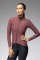 ALÉ Langarm Fahrradtrikot für den Winter - R-EV1 WARM RACE 2.0 LADY - Braun