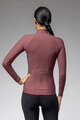 ALÉ Langarm Fahrradtrikot für den Winter - R-EV1 WARM RACE 2.0 LADY - Braun