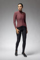 ALÉ Langarm Fahrradtrikot für den Winter - R-EV1 WARM RACE 2.0 LADY - Braun