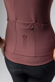 ALÉ Langarm Fahrradtrikot für den Winter - R-EV1 WARM RACE 2.0 LADY - Braun