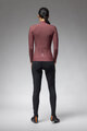 ALÉ Langarm Fahrradtrikot für den Winter - R-EV1 WARM RACE 2.0 LADY - Braun