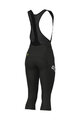 ALÉ 3/4 lange Fahrradhose mit Träger  - PRAGMA WINTER - Schwarz