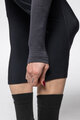 ALÉ 3/4 lange Fahrradhose mit Träger  - PRAGMA WINTER - Schwarz
