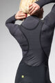 ALÉ 3/4 lange Fahrradhose mit Träger  - PRAGMA WINTER - Schwarz