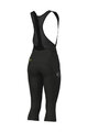 ALÉ 3/4 lange Fahrradhose mit Träger  - PRAGMA WINTER - Schwarz