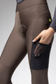 ALÉ Lange Fahrradhose mit Trägern - STONES CARGO 2.0 - Braun