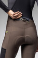 ALÉ Lange Fahrradhose mit Trägern - STONES CARGO 2.0 - Braun
