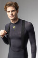 ALÉ Lange Fahrradhose mit Trägern - R-EV1 VOLTAGE - Schwarz