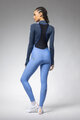 ALÉ Lange Fahrradhose mit Trägern - KLIMATIK K-ATMO 3.0 - Hellblau