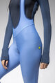ALÉ Lange Fahrradhose mit Trägern - KLIMATIK K-ATMO 3.0 - Hellblau