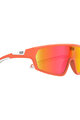 NEON Fahrradsonnenbrille - LOOP - Orange/Weiß