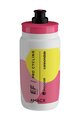 ELITE Fahrrad-Wasserflasche - FLY 550 TEAM EF PRO CYCLING 2024 - Weiß/Rosa/Gelb
