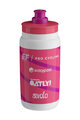 ELITE Fahrrad-Wasserflasche - FLY 550 TEAM EF PRO CYCLING CANNONDALE 2025 - Rosa/Weiß