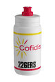 ELITE Fahrrad-Wasserflasche - FLY 550 COFIDIS 2025 - Weiß/mehrfarbig
