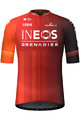 GOBIK Kurzarm Fahrradtrikot - ODYSSEY INEOS GRENADIERS 2024 - Rot/Orange