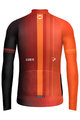 GOBIK Langarm Fahrradtrikot für den Winter - HYDER INEOS GRENADIERS 2024 - Rot/Orange