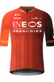 GOBIK Kurzarm Fahrradtrikot - REACTIVE INEOS GRENADIERS 2024 - Rot/Orange