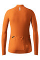 GOBIK Langarm Fahrradtrikot für den Winter - PACER SOLID 2.0 - Orange