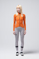 GOBIK Langarm Fahrradtrikot für den Winter - PACER SOLID 2.0 - Orange