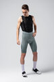 GOBIK Kurze Fahrradhose mit Trägern - MATT COMPACT 2.0 - Grau/Grün