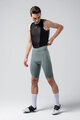 GOBIK Kurze Fahrradhose mit Trägern - MATT COMPACT 2.0 - Grau/Grün