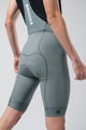 GOBIK Kurze Fahrradhose mit Trägern - MATT COMPACT 2.0 - Grau/Grün
