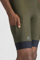 SPORTFUL Kurze Fahrradhose mit Trägern - GIARA 2 - Grün