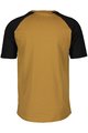 SCOTT Kurzarm Fahrrad-Shirt - ICON RAGLAN - Braun/Schwarz