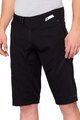 100% SPEEDLAB Fahrradshorts ohne Träger - AIRMATIC SHORTS - Schwarz
