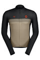 SCOTT Langarm Fahrradtrikot für den Sommer - RC TEAM - Beige/Blau