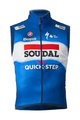 CASTELLI Fahrradweste - SOUDAL QUICK-STEP 2024 PRO LIGHT WIND - Blau/Weiß/Rot