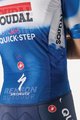 CASTELLI Fahrradweste - SOUDAL QUICK-STEP 2024 PRO LIGHT WIND - Blau/Weiß/Rot